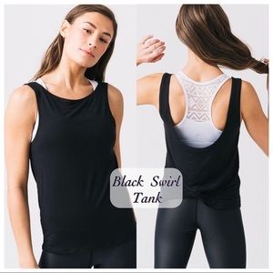 ZYIA swirl tank black size large